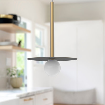 Elixir 1 - Light Brushed Gold LED Single Pendant