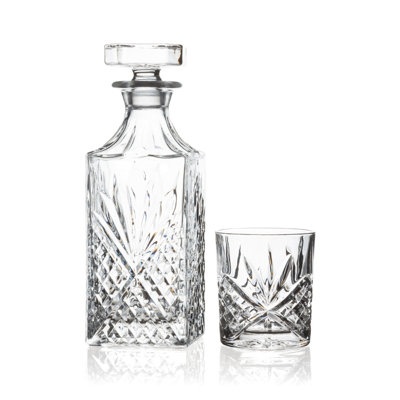 Feaster 5 Piece Whiskey Decanter Set