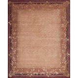 Presidential Hand Knotted Oriental Area Rug in Gold/Brown