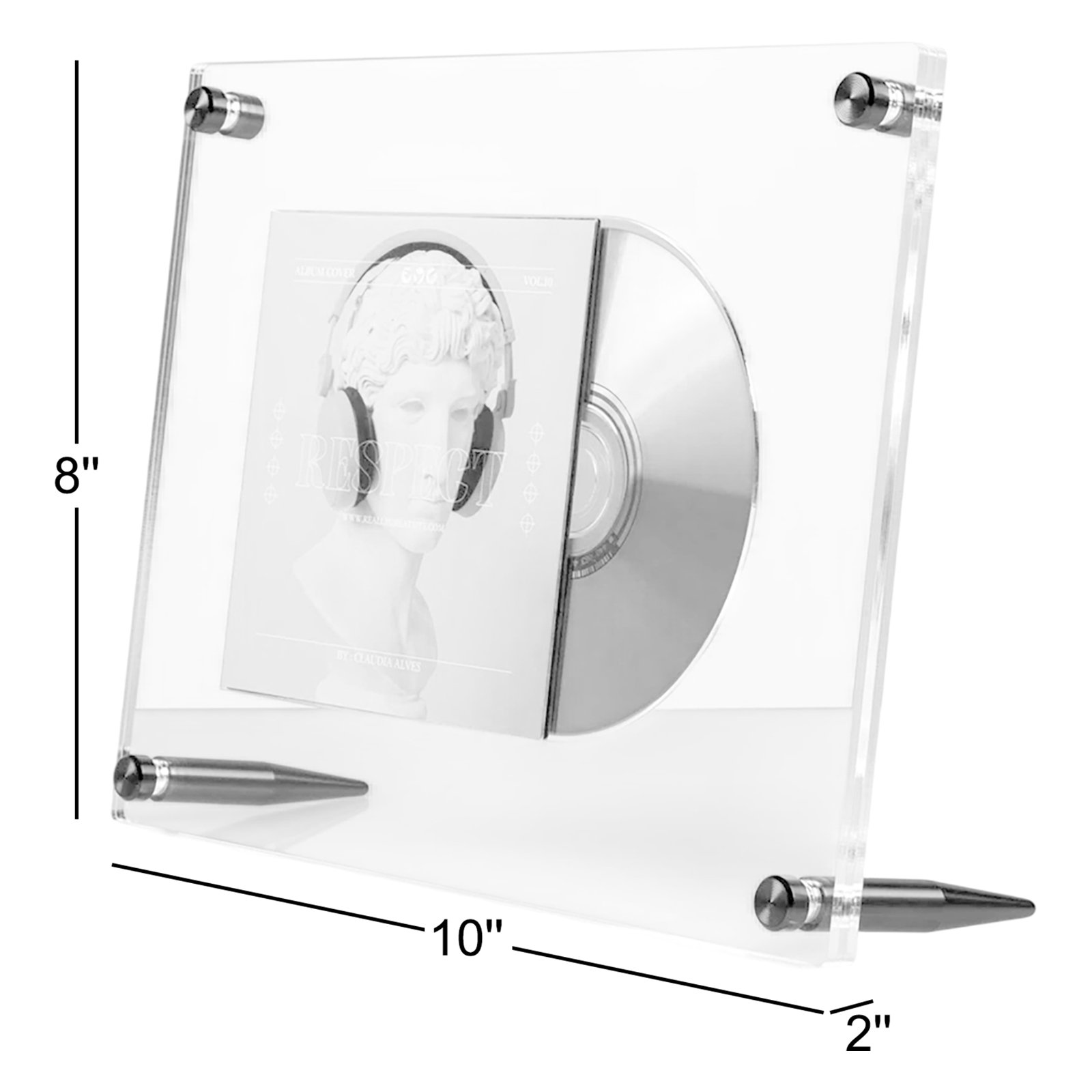 CD Tabletop 8" x 10" Picture Frame, Graphite