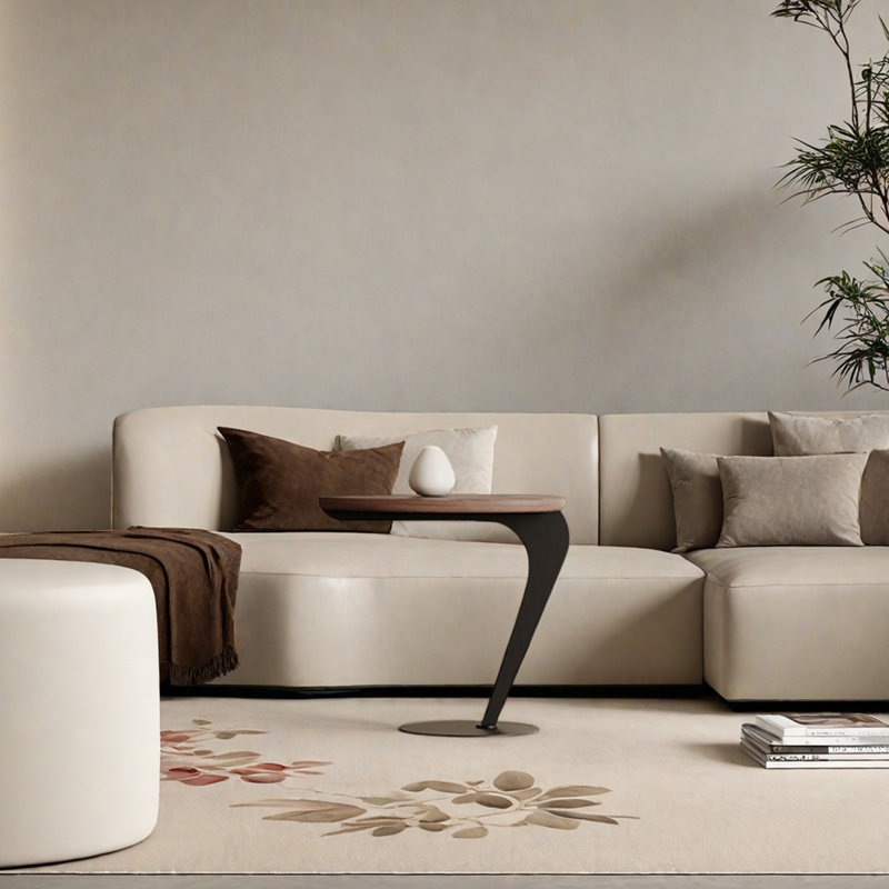 Compact Wood Small Coffee Table
