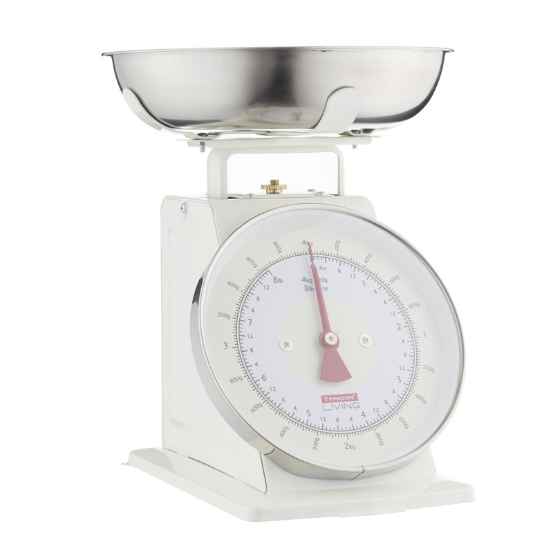 Living Mechanical Kitchen Scale, Cream