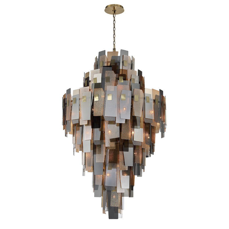Lustre 39 lumières en bronze Cocolina