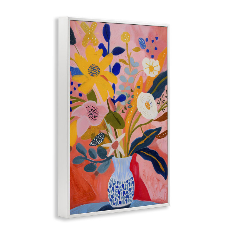 «Vibrant Joyful Bouquet», estampe numérique, design par LSR Creative Studio, H 18 po x l 12 po