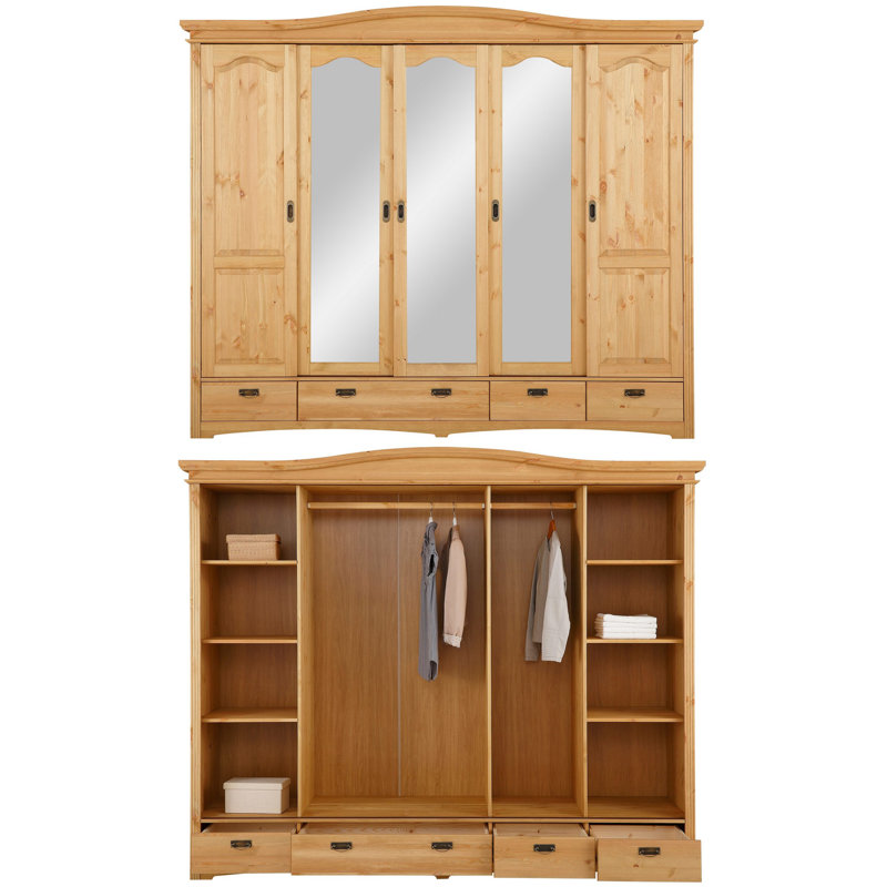 Abdullbasit Solid Wood Piece Bedroom Set