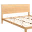 Lit plateforme en bambou de taille moyenne Mid-Century avec lattes de bois et support en métal-1967043646-1967043619