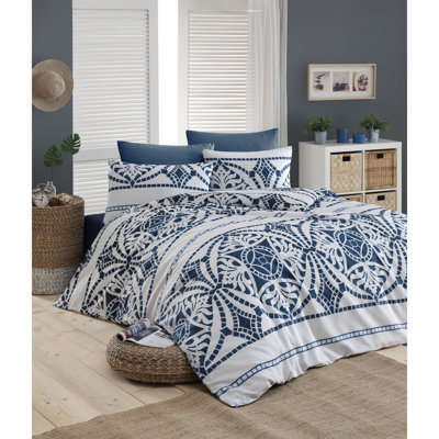 Ensemble de housse de couette en mélange de coton Alayja