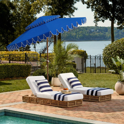 Amirreza 8.4' Double Top Outdoor Umbrella