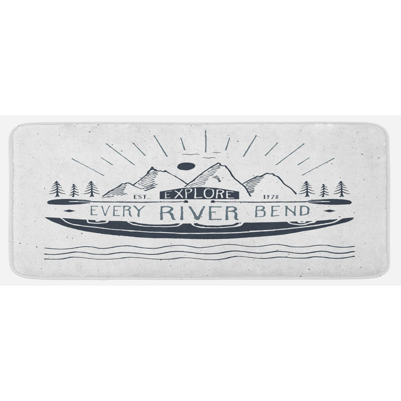 Rustic Synthetic Kitchen Mat