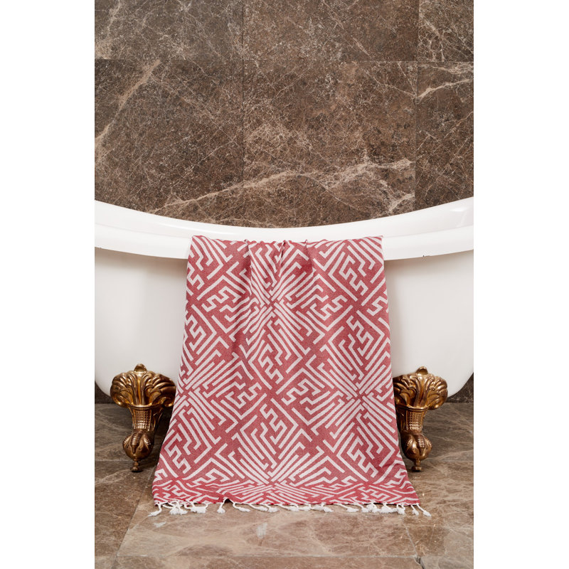 Serviette de plage Arrowsic, Rouge