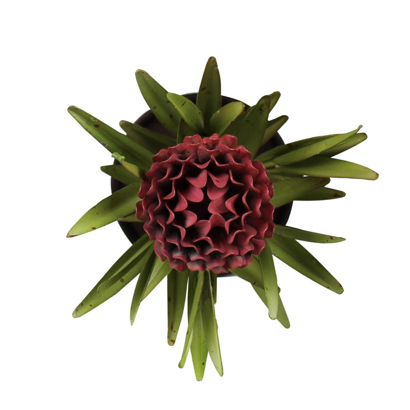 Dahlia en pot, aluminium