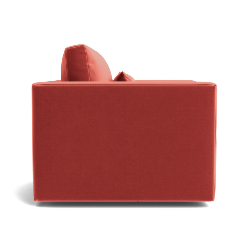 Haywood Full Swivel Chair, Performance Velvet - Sienna