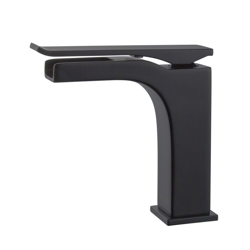 Single-Hole Single-handle Bathroom Faucet, Black