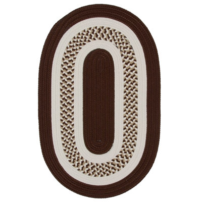 Tapis brun tressé Bloxom