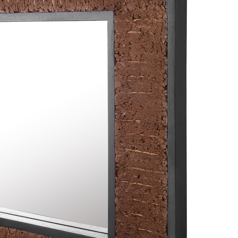 Windham Wood Flat Wall Mirror