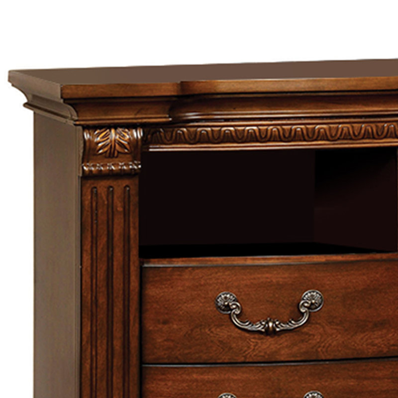 Commode 3 tiroirs Enloe, Cerisier