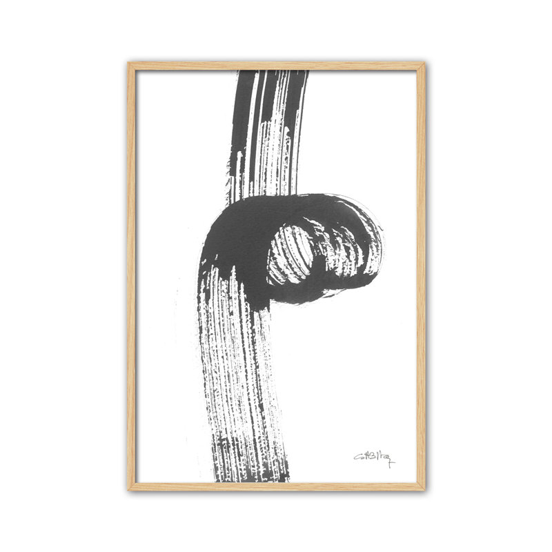 Ink III by Marta Castet-Bellocq - Single Picture Frame Painting, 122cm H x 82cm W x 3cm D