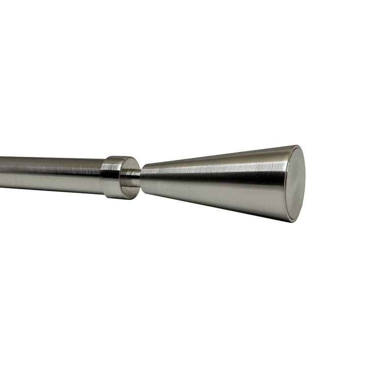 Tringle à rideaux simple ajustable Vanora, 72" - 144"