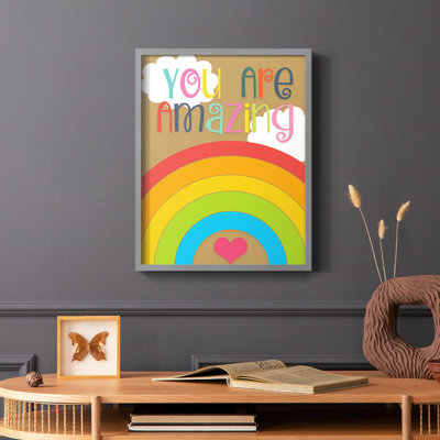 You Are Amazing Framed Print - Solid Wood