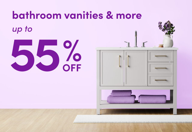 bathroom vanities & more on clearance.
