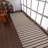 Ahmednur Hand Woven Flat Weave Kilim Wool Eco-Friendly Area Rugs - Hallway Runners, Cream Charcoal Color, Contemporary Modern Design, Low Pile Handmade Area Rugs for Living Room, Bed Room-129009310-30484387