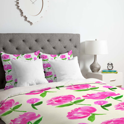 Rebecca Allen Polyester Floral Duvet Cover