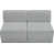 Tissu gris bouclé