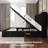 Lift Up Storage Bed With Wingback Headboard, Upholstered Platform Bed Frame With Hydraulic Storage, Linen Fabric, No Box Spring Needed-513876796-513876799