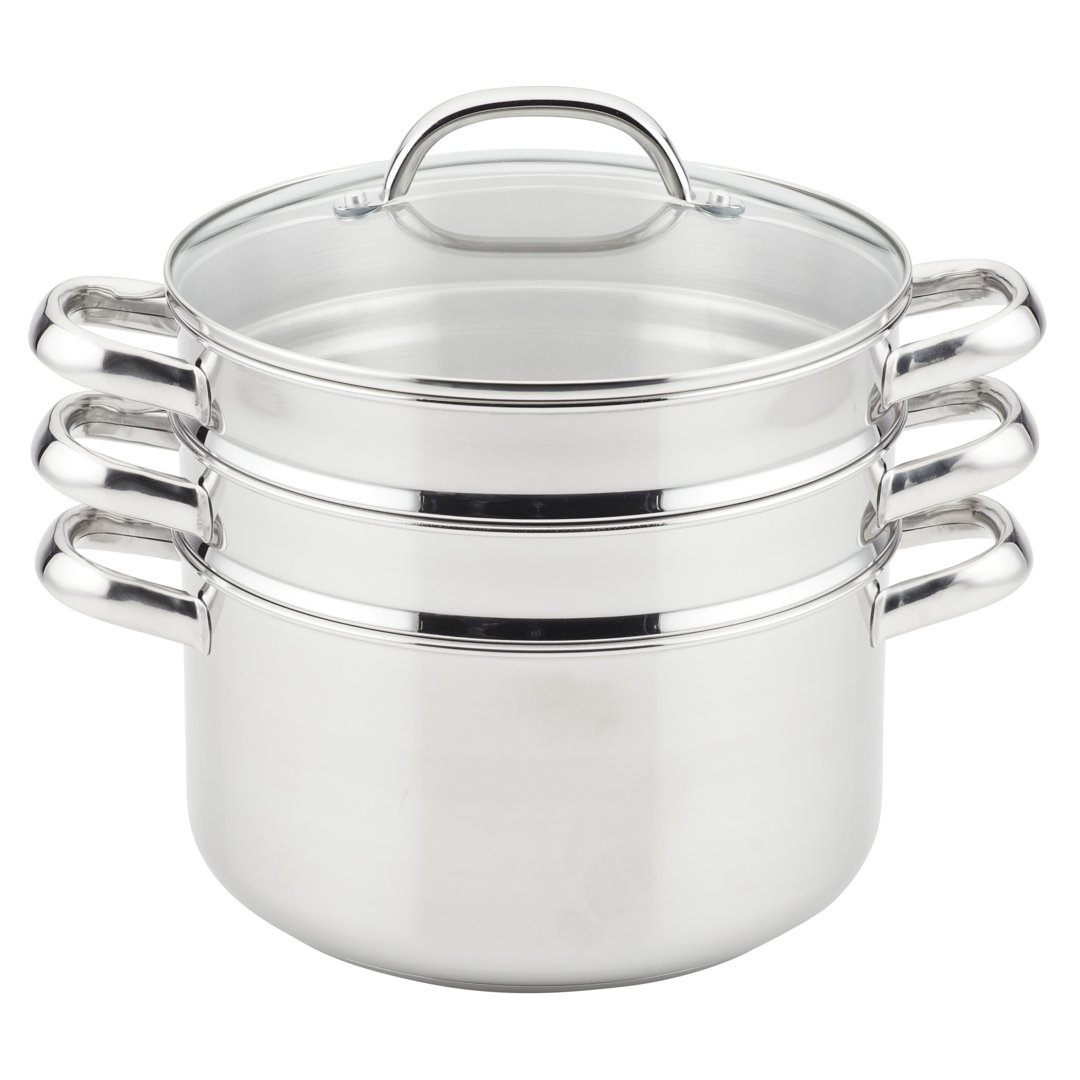 Prestige 6 Quarts Non-Stick Stainless Steel Steamer Pot Prestige