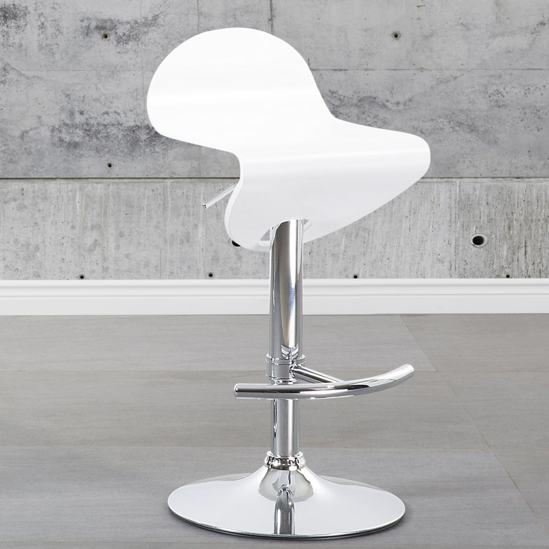 Lisa Swivel Counter Stool, White