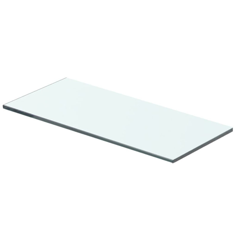 Zaynab 2 Piece Glass Floating Shelf, 0.8cm H x 40cm W x 12cm D