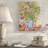 'Flower Power in Pot' Acrylic Painting Print on Wrapped Canvas-31975106