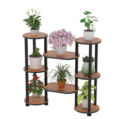 Calel Round Corner Plant Stand by Arlmont & Co.