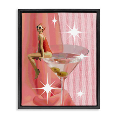  «Vintage Swimmer on Drink» par Daphne Polselli