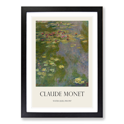 Water Lilies Lily Pond Vol.36 by Claude Monet - Picture Frame Art Prints