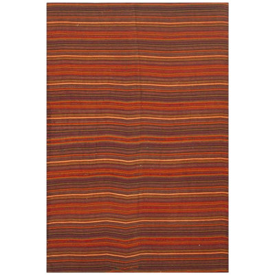 One-of-a-Kind 4'0" x 6'0" Rectangle Flatweave Area Rug