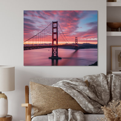 San Francisco, Golden Gate Bridge - impressions sur métal, Californie