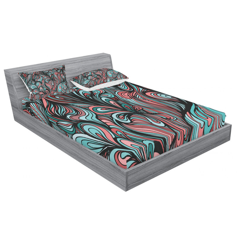 Microfiber Sheet Set, Full Sheet Set with Fitted Sheet
