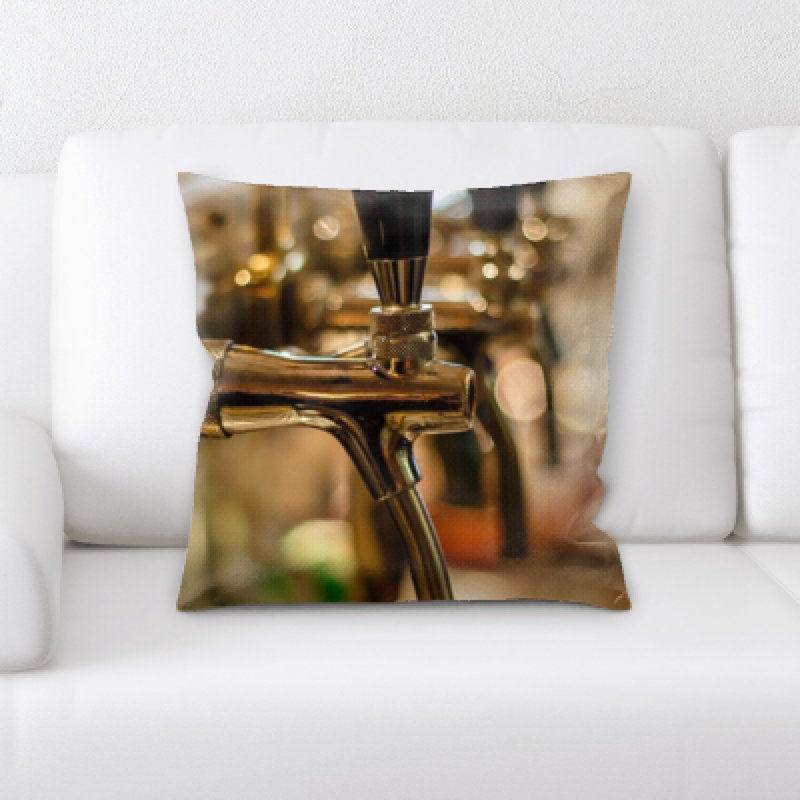 Microsuede Reversible Throw Pillow