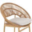 Rustic-Modern Outdoor Wicker Dining Chair Set with Funnel Design-1136671172