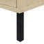 Étagère à chaussures en rotin 3 portes, armoire de rangement pour chaussures moderne autoportante-111271271