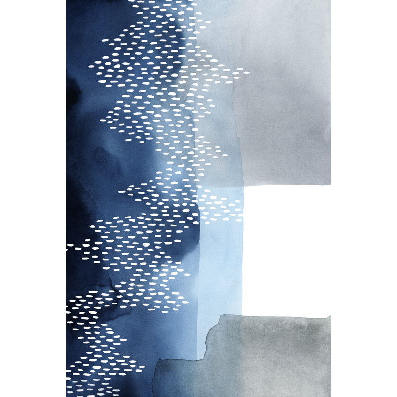 Waterfall Abstract II by Grace Popp - Wrapped Canvas Painting, 32x48