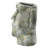 Easter Island Inspired 9 Gray Cement Planter For Small To Medium Weigelas, 5X5.5X9 Inches, 6.8 Lbs, Enchanting Decorative Item Foxgloves, Piece