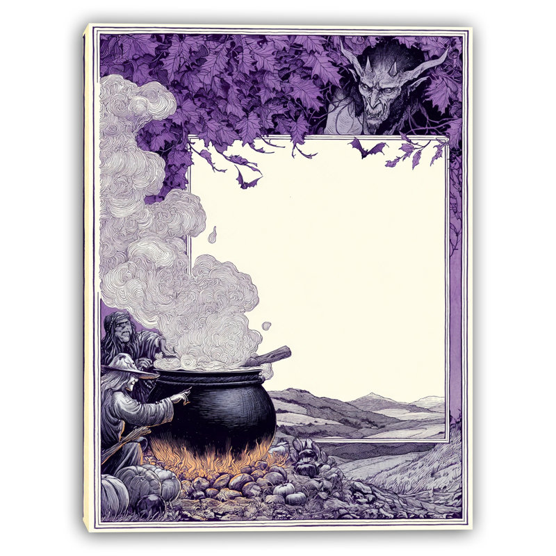 "Cauldron of Shadows", art mural sur toile, H 36 po x l 24 po