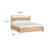 Rory Solid Wood Panel Bed-95755171