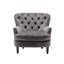 Higgenbotham Velvet Wingback Accent Chair with Button-Tufted Back and Nailhead Trim-103753624