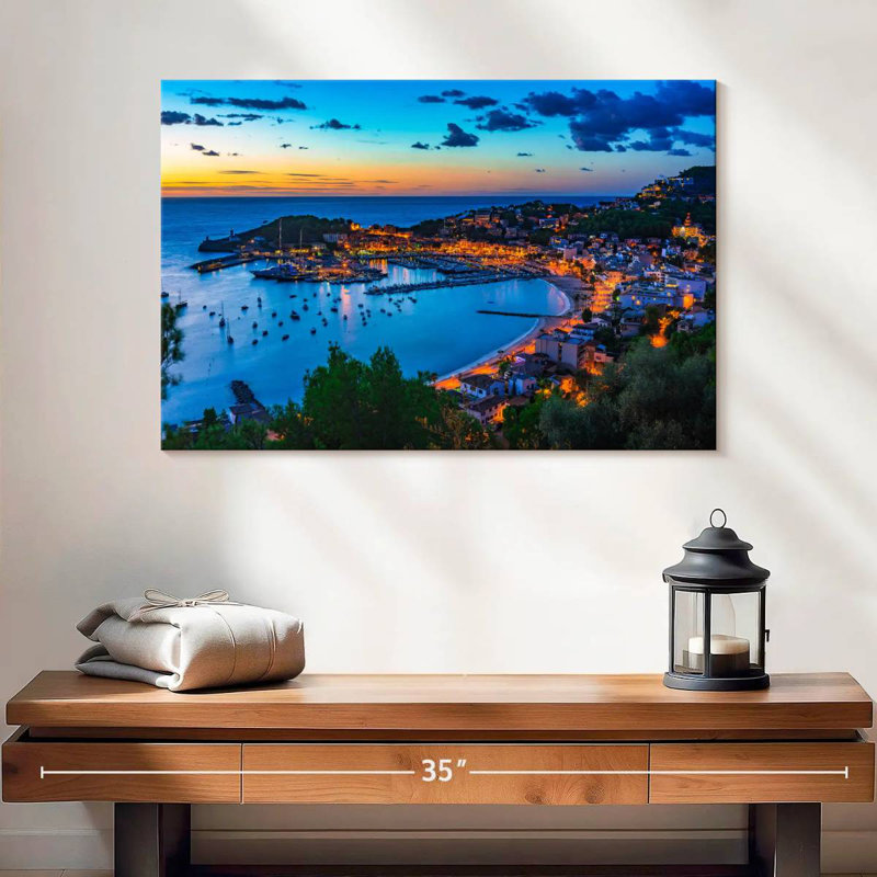 Gillard Port De Soller Twilight, H 16 po x l 24 po