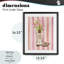Tulipe Cowgirl sur rayures, reproduction encadrée sous verre, design par Nina Jacobs-2075281908-2075281866