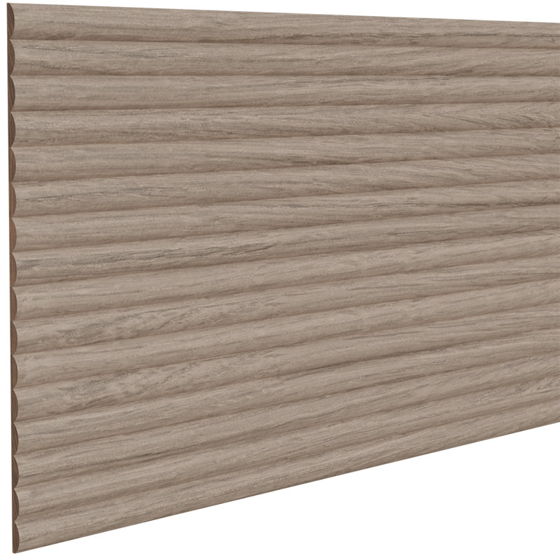 Tambour simple 3/4 po (l 12 po x L 96 po), Chêne blanc naturel