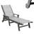 Adjustable Patio Chaise Lounges, Hdpe Mobile Modern Poolside Chair